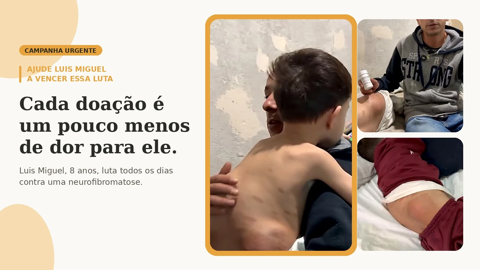 Luis Miguel — campanha de doação